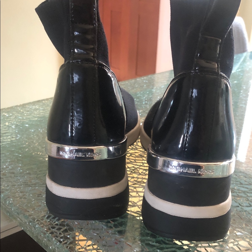 Michael Kors Women's Sneakers in Black and Silver